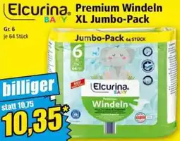 Norma Elcurina Baby Premium Windeln XL Jumbo-Pack Angebot