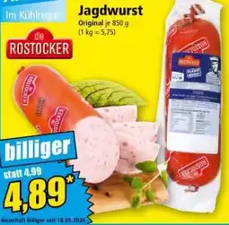 Norma Die Rostocker Jagdwurst Angebot