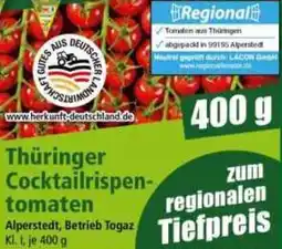 Norma Thüringer Cocktailrispentomaten Angebot
