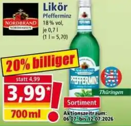 Norma NORDBRAND Likör Angebot