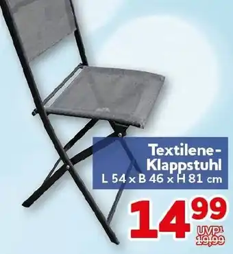 CENTERSHOP Textilene Klappstuhl Angebot