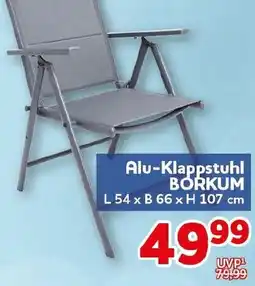 CENTERSHOP Alu-Klappstuhl BORKUM Angebot