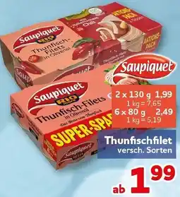 CENTERSHOP Saupiquet Thunfischfilet Angebot