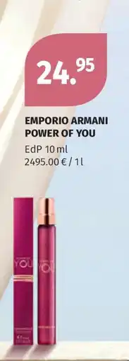 Müller EMPORIO ARMANI POWER OF YOU Angebot