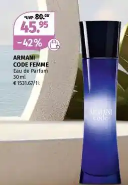 Müller ARMANI CODE FEMME Angebot