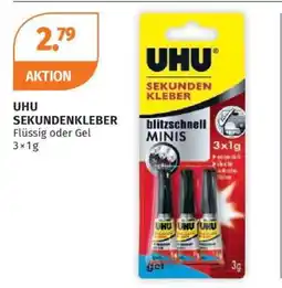 Müller UHU Sekundenkleber Angebot