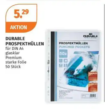 Müller DURABLE PROSPEKTHÜLLEN Angebot