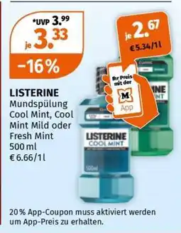 Müller LISTERINE Angebot