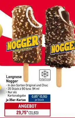 METRO Langnese Nogger Angebot