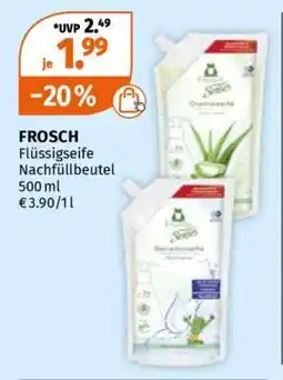 Müller FROSCH Flüssigseife Nachfüllbeutel Angebot