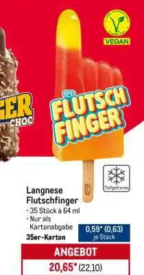 METRO Langnese Flutschfinger Angebot