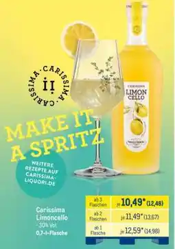 METRO Carissima Limoncello Angebot