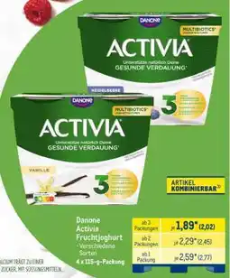 METRO Danone Activia Fruchtjoghurt Angebot