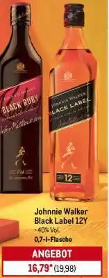 METRO Johnnie Walker Black Label 12Y Angebot
