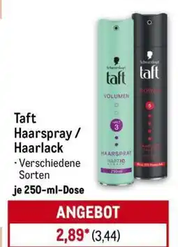 METRO TAFT Haarspray/ Haarlack Angebot