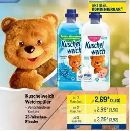METRO KUSCHELWEICH Weichspüler Angebot