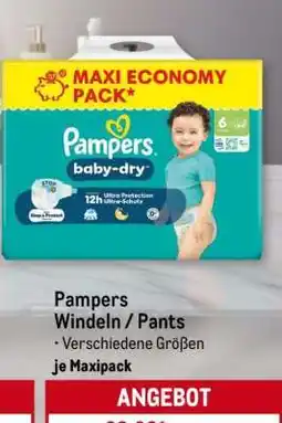 METRO Pampers Angebot