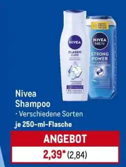 METRO Nivea Shampoo Angebot