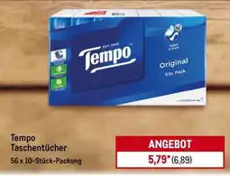 METRO Tempo Taschentücher Angebot