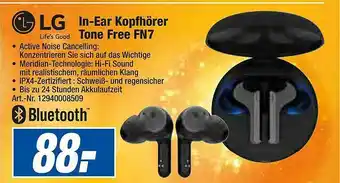 expert Techno Land Lg In-ear Kopfhörer Tone Free Fn7 Angebot