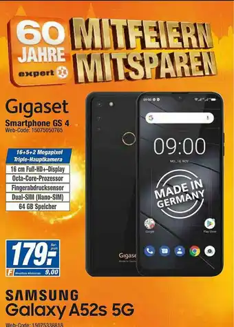 expert Octomedia Gigaset Smartphone Gs 4 Angebot