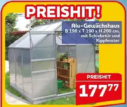 CENTERSHOP Alu-Gewächshaus Angebot