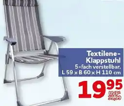 CENTERSHOP Textilene Klappstuhl Angebot