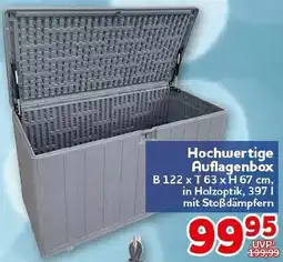 CENTERSHOP Hochwertige Auflagenbox Angebot