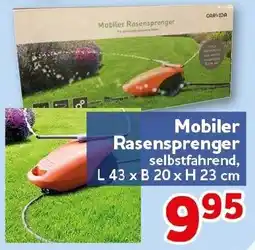 CENTERSHOP Mobiler Rasensprenger Angebot