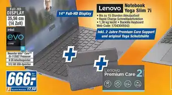 expert Octomedia Lenovo Notebook Yoga Slim 7i Angebot