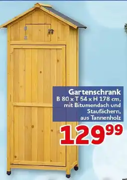 CENTERSHOP Gartenschrank Angebot