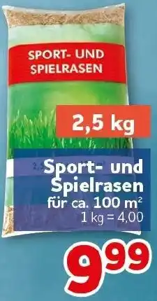 CENTERSHOP Sport- und Spielrasen Angebot