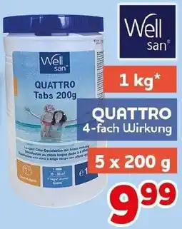 CENTERSHOP Well san QUATTRO Tabs Angebot