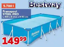 CENTERSHOP Bestway Framepool STEEL PRO Angebot