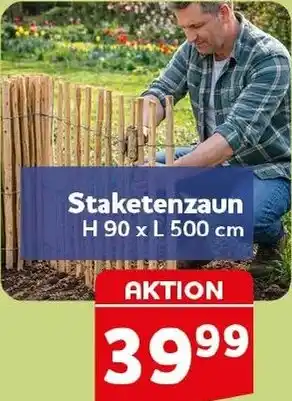CENTERSHOP Staketenzaun Angebot