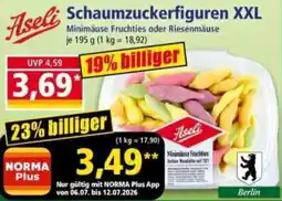 Norma Aseli Schaumzuckerfiguren XXL Angebot