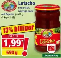 Norma Spreewald Feldmann Letscho Angebot