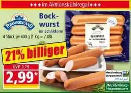 Norma Pommernland Bockwurst Angebot