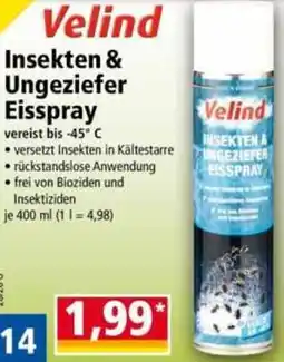 Norma Velind Insekten & Ungeziefer Eisspray Angebot