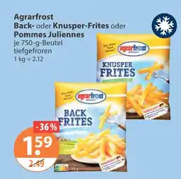 V Markt Agrarfrost back-frites Angebot
