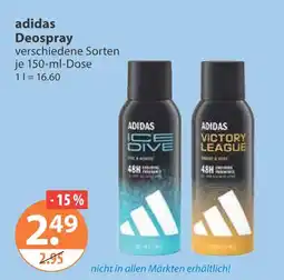 V Markt Adidas deospray ice dive Angebot