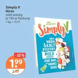 V Markt Simply v hirte Angebot