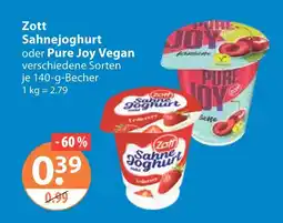 V Markt Zott sahnejoghurt Angebot