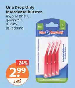 V Markt One drop only interdentalbürsten xs Angebot