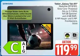 Marktkauf Samsung tablet „galaxy tab a11“ Angebot
