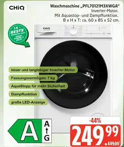 Marktkauf Chiq waschmaschine „pfl70121m3xwga“ Angebot