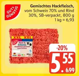Marktkauf Gut & günstig gemischtes hackfleisch Angebot