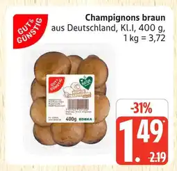 Marktkauf Champignons braun Angebot