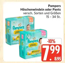 Marktkauf Pampers höschenwindeln oder pants Angebot