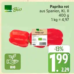 Marktkauf Edeka bio paprika rot Angebot